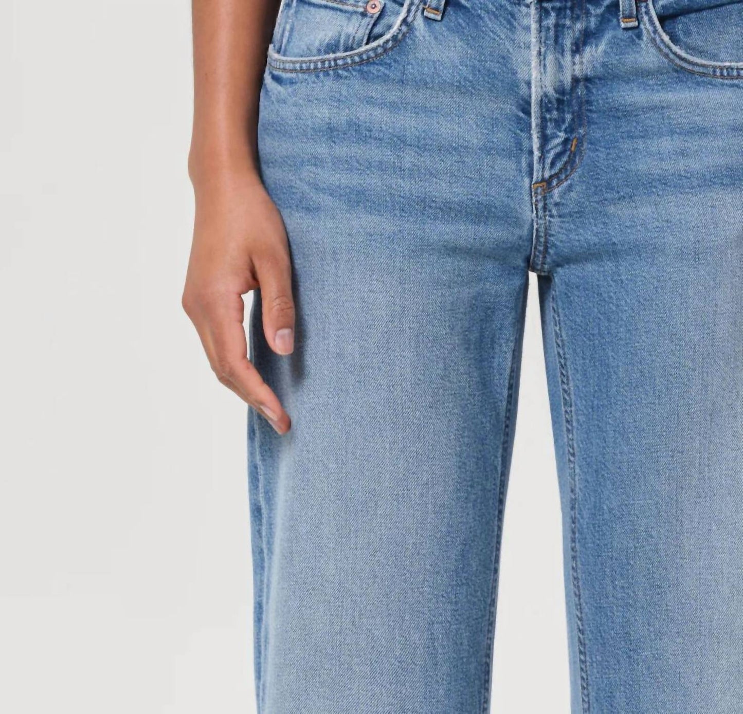 Agolde - Low Rise Slim Stretch Jeans