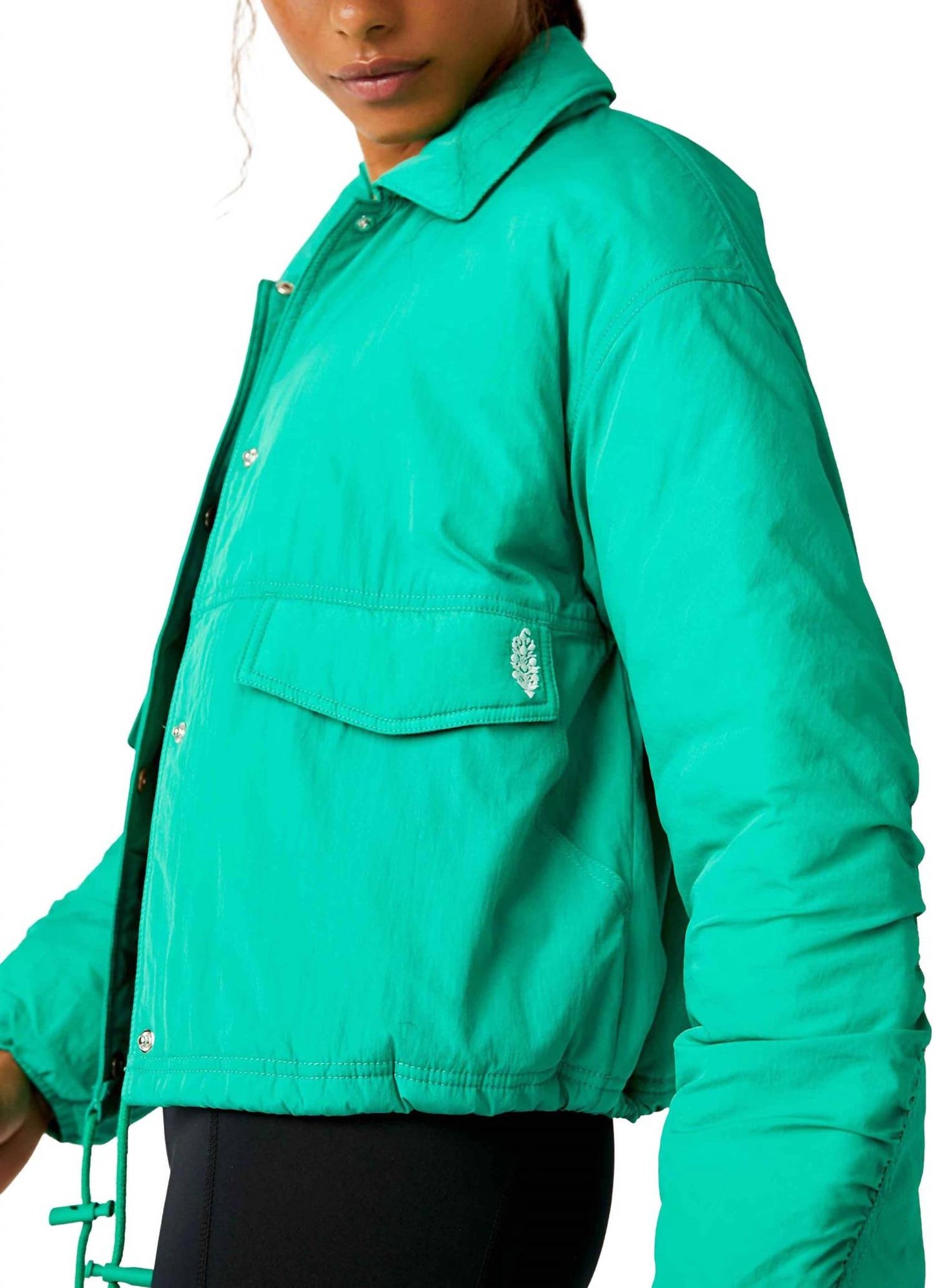 Free People - Off The Bleachers Coaches Jacket