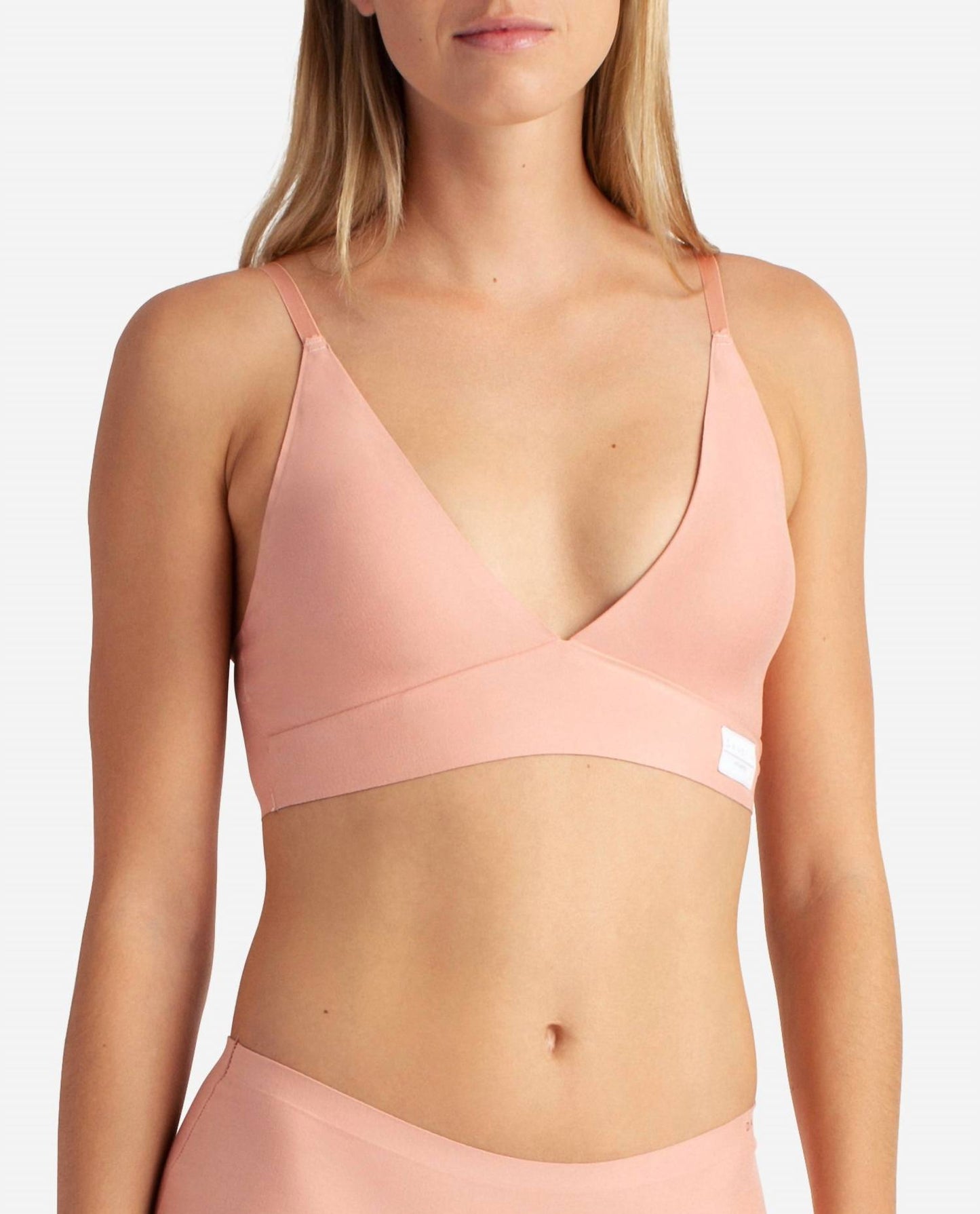 Danskin - 2-pack Brushed Micro Laser Lounge Plunge Bra