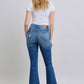 Judy Blue - High Rise Contrast Wash Destroy Flare Jeans