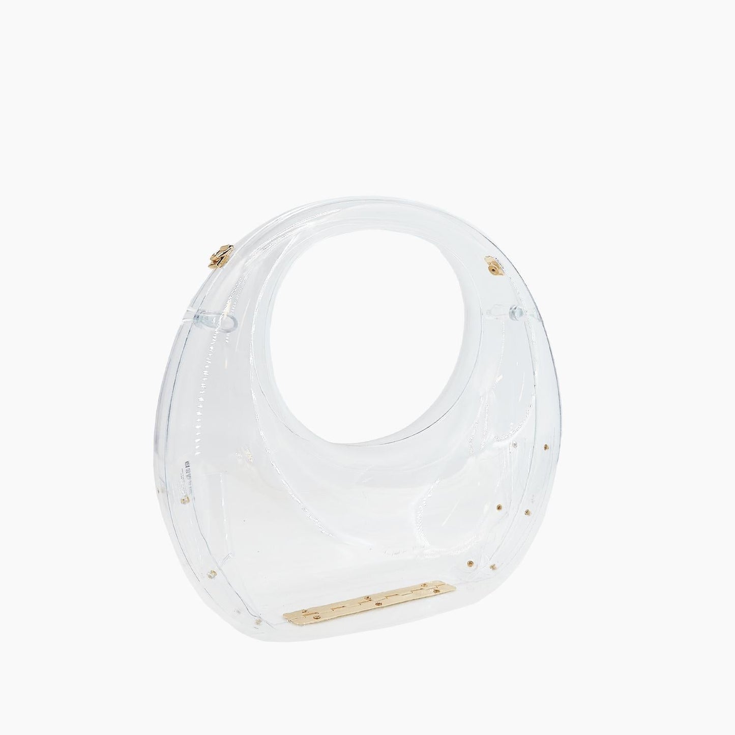 Like Dreams - Women's Moonlit Love Metallic Clear Clutch Bag