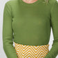 6397 - RIBBED SHRUNKEN CREWNECK SWEATER