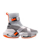Balmain - Men's B Bold Strap Knit & Suede High-top Sneakers