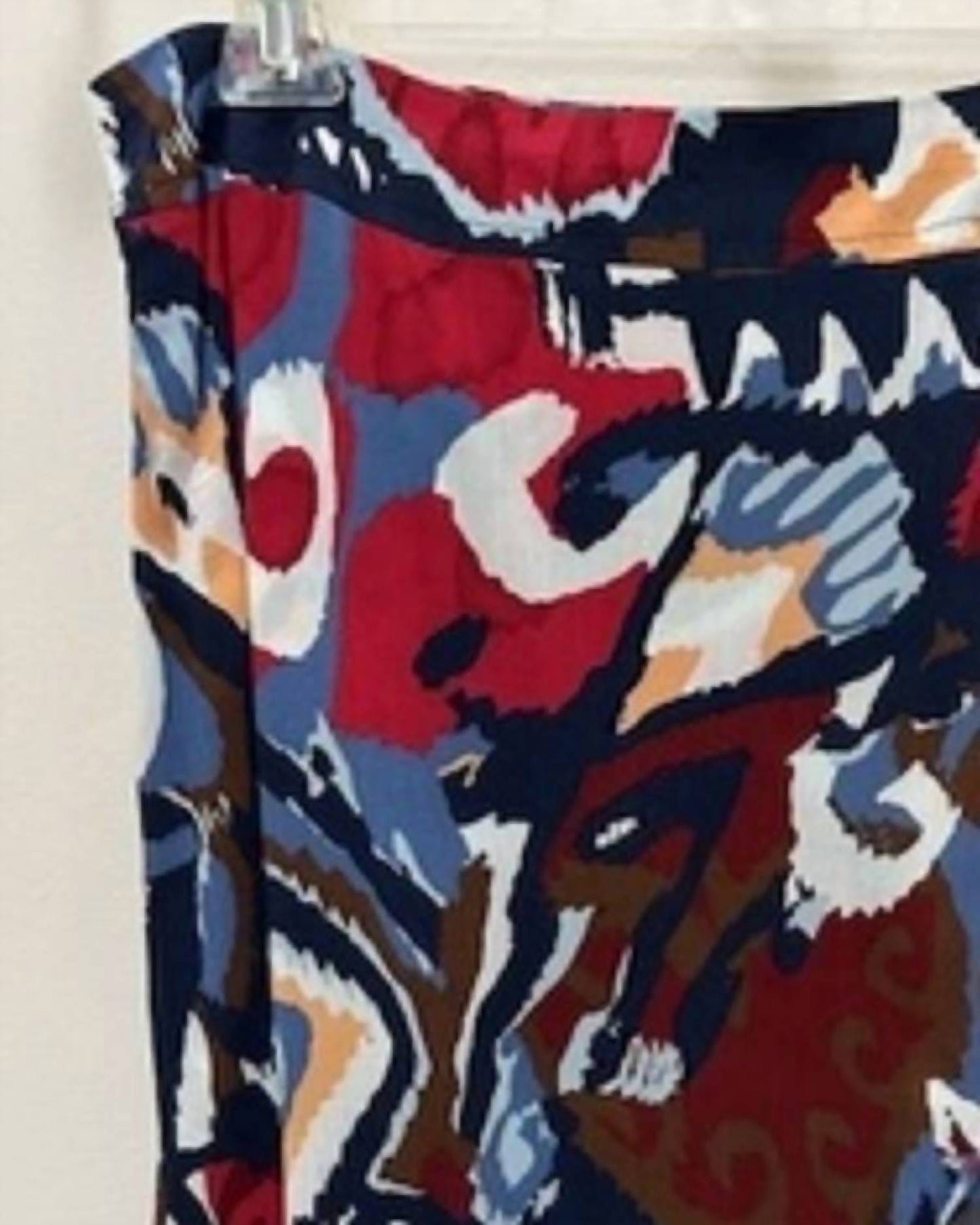 600 West - Women Ikat Faux Wrap Skirt