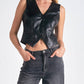 Elan - Lala Button Down V-Neck Vest