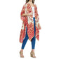 Yak & Yeti - Boho Floral Mandala Kimono Wrap