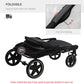 PawHut Foldable Doggy Stroller for Medium Large Dogs and Cats