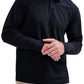 Rhone Delta Piqué Long Sleeve Golf Polo in Black  Size Medium