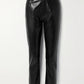 Agolde - Riley Long Recycled Leather Straight Pants