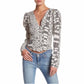 Free People - Sweet On You Cropped Button Down Print Blouse