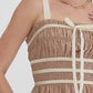 Entro - Peplum Bow Tank Top