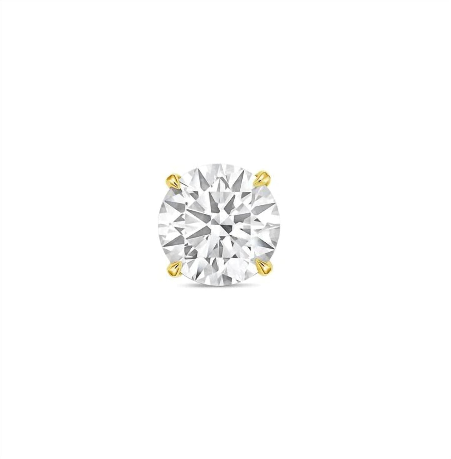Diana M Jewels - 10.00 Cts Round Lab Grown Stud Earrings