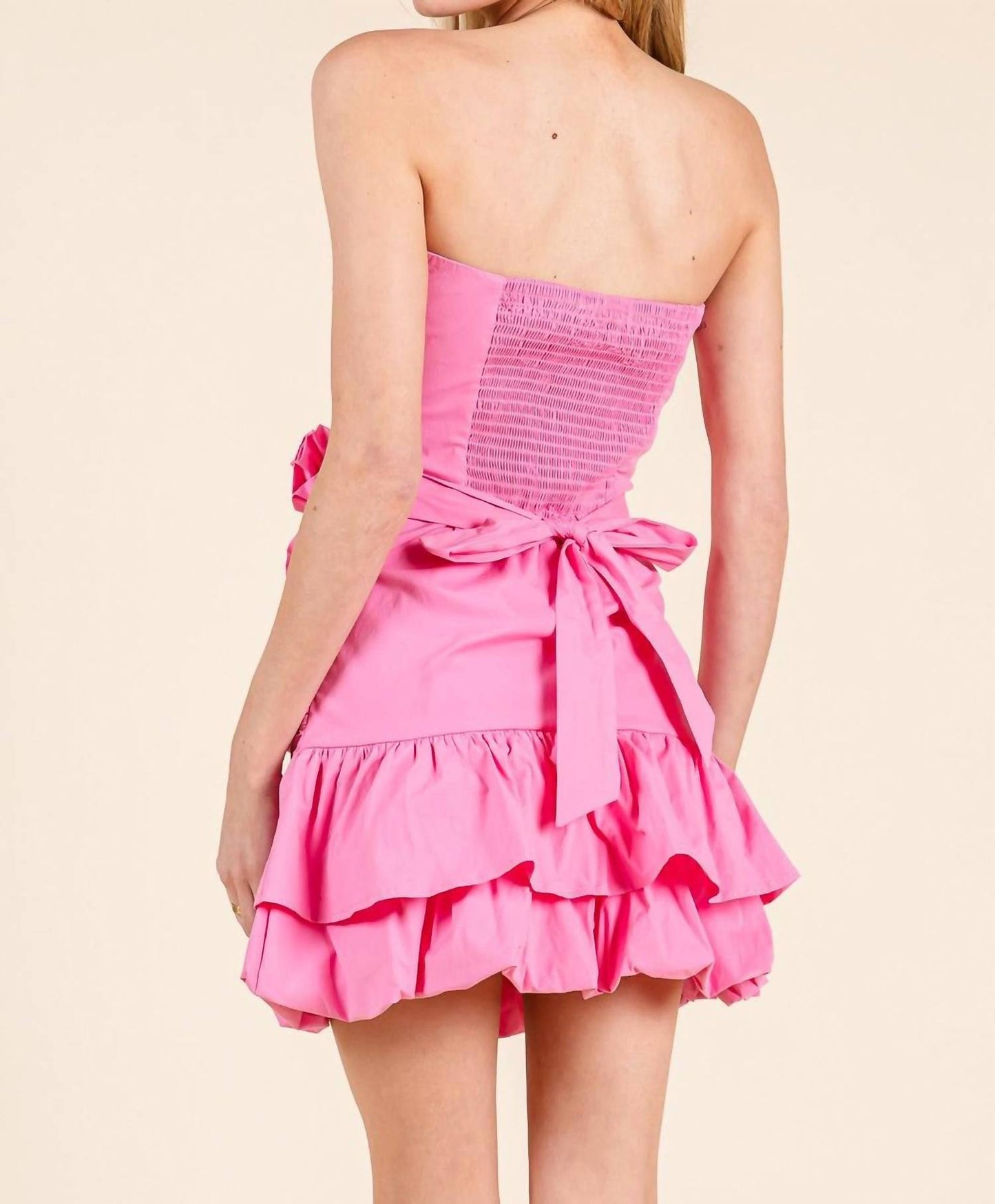 Baby Pink - Ashton Strapless Dress