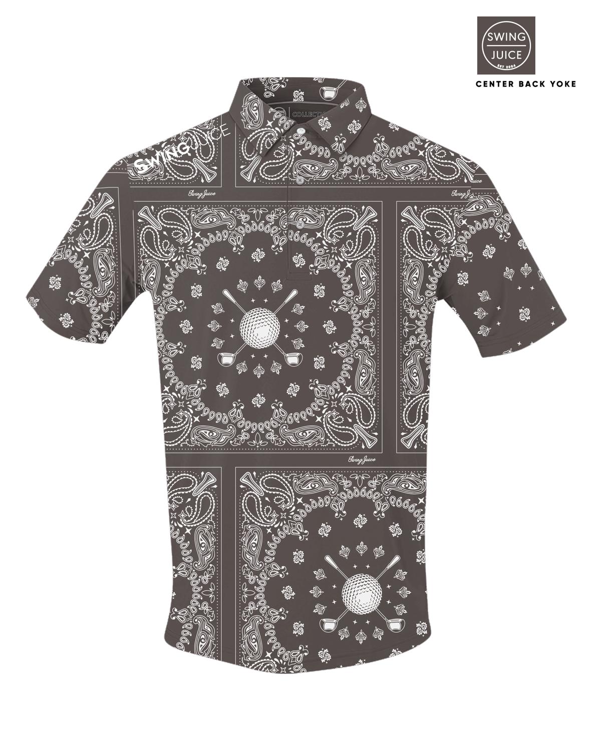 Swingjuice - Men's Golf Bandana Polo Shirt