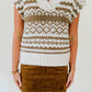 Steve Madden - Paulie Collared Sweater Vest Top