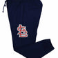 Mitchell & Ness - Men’s Cooperstown Mlb Repeat Logo Fleece Nwt Cardinals Sweatpants