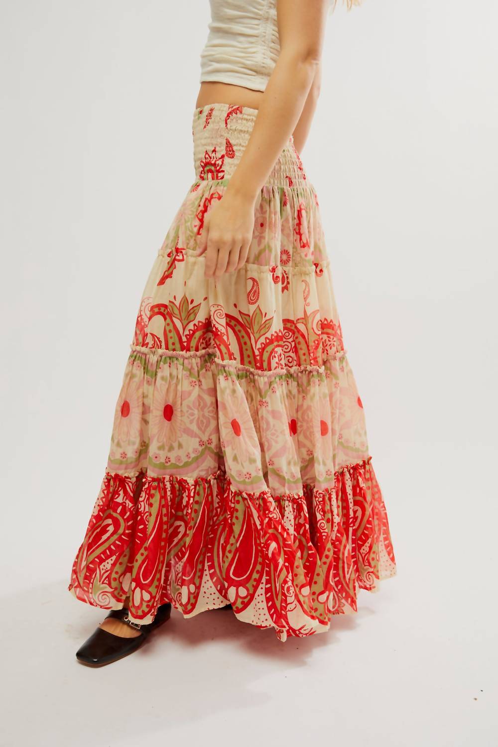 Free People - Super Thrills Maxi Skirt