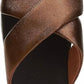 Fitflop - Women's Lulu Cross Slide Sandals Leather Wedge Mule