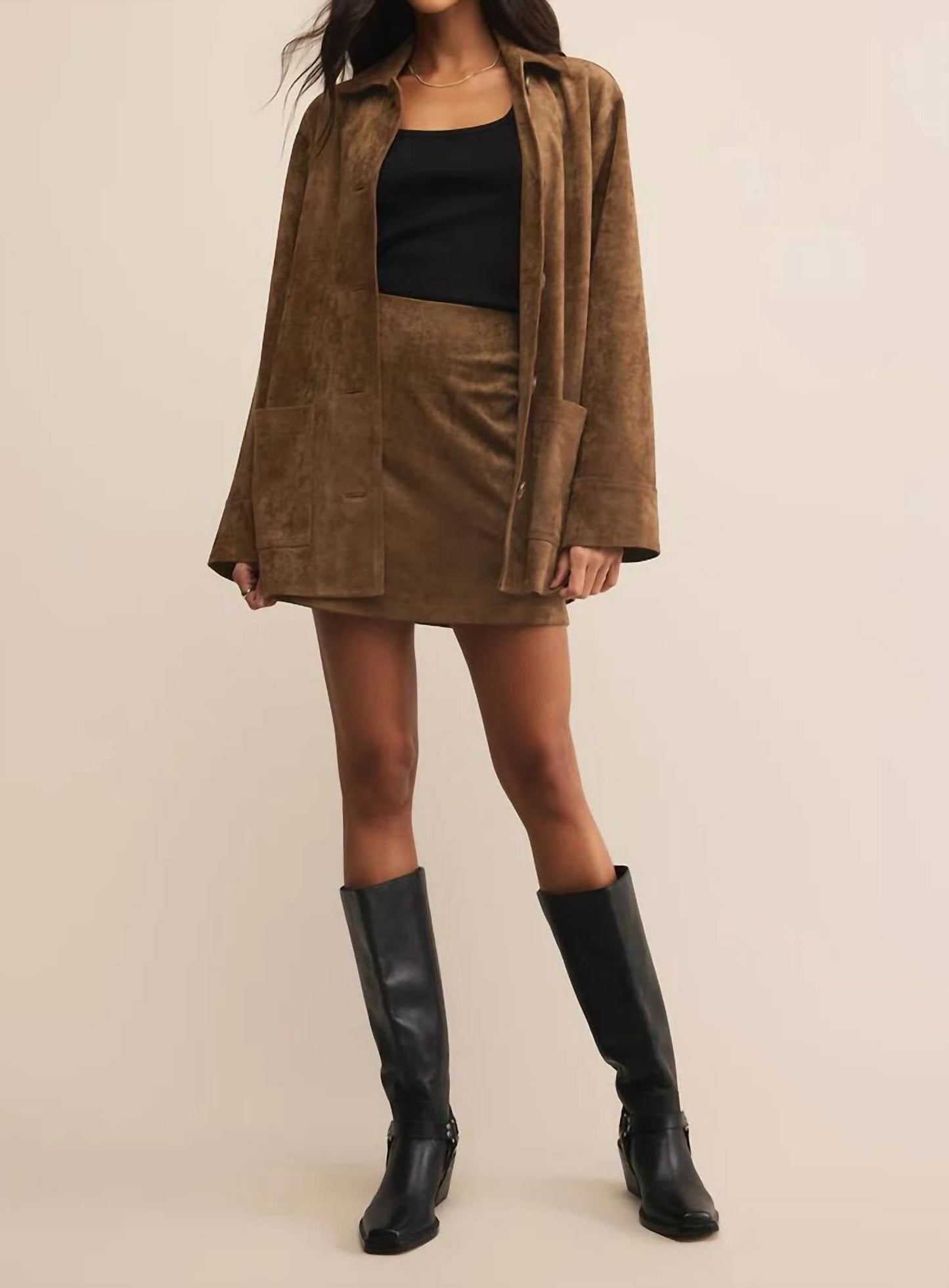 Z Supply - Ciera Suede Skirt