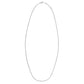 Double Extendable Cable Chain in 14k White Gold (1.40 mm)