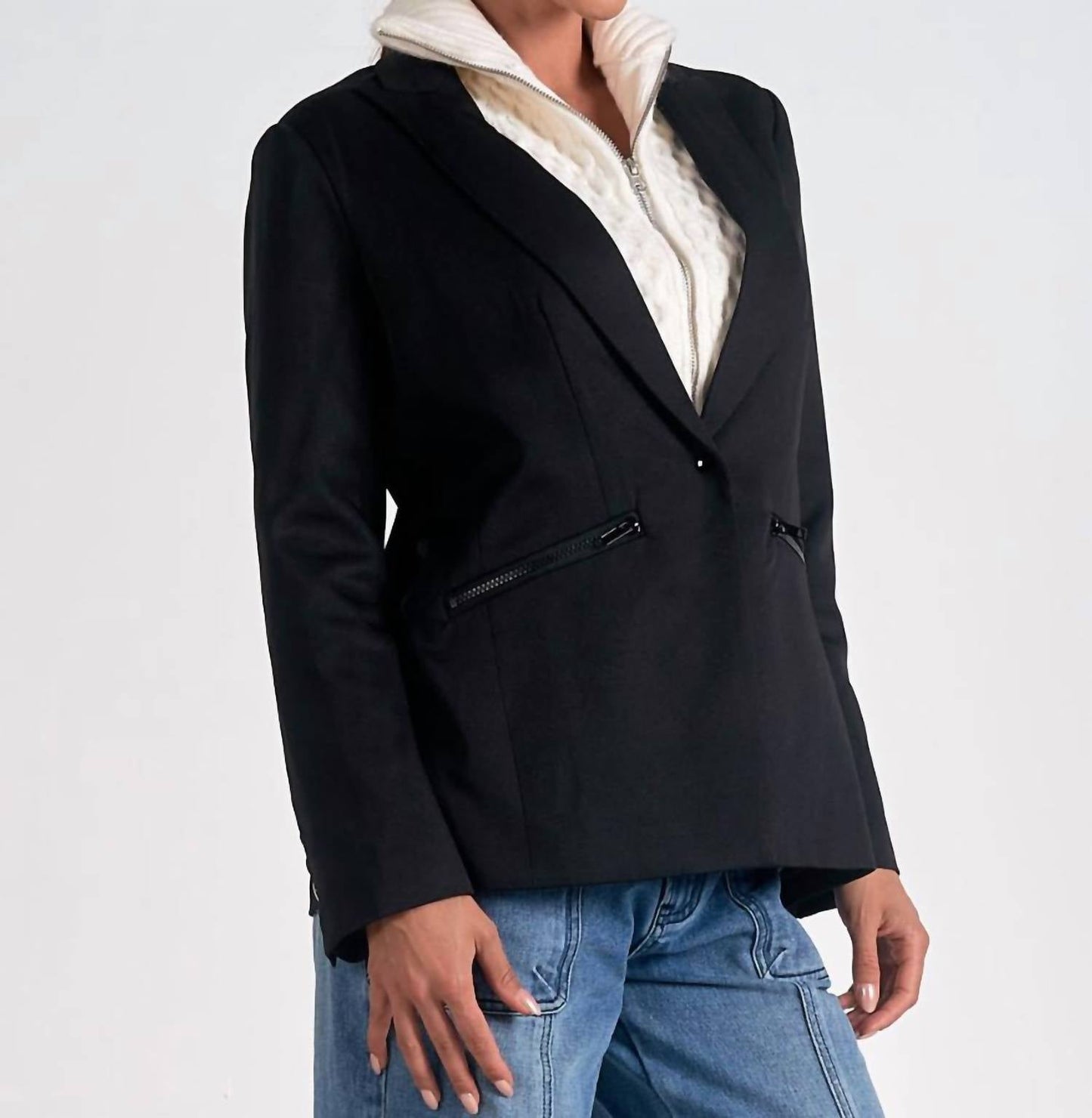 Elan - Blazer Sweater Combo
