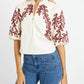 Caballero - Elodie V-neck Top