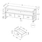 TV Stand, Console, Media Entertainment Center with Storage Drawers - Black