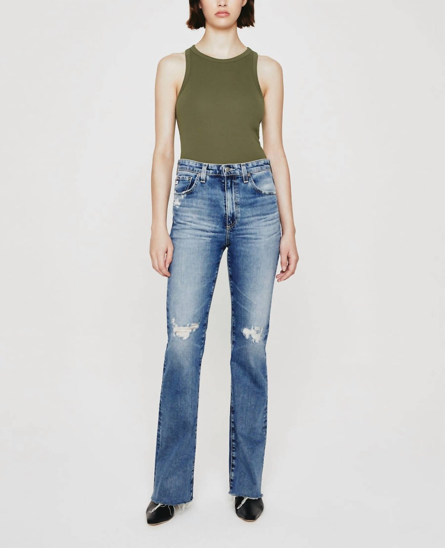Ag Jeans - एलेक्सिस बूटकट डेनिम जीन
