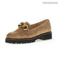 Gabor - Women's Suede Chain Loafer