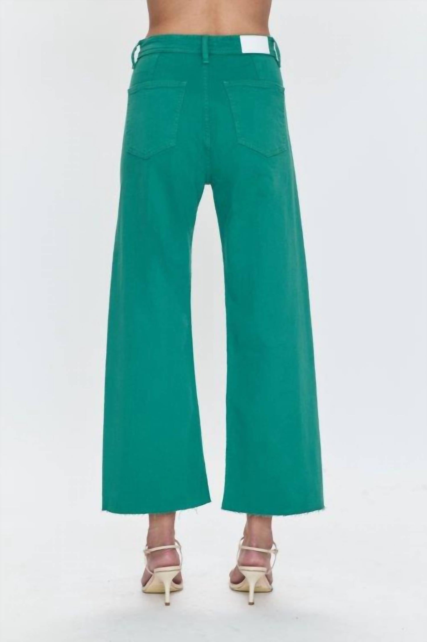 Pistola - Penny Crop High Rise Wide Leg Jean