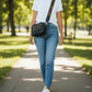 Bella + Carina - Women's Multi Zipper Crossover Body Bag