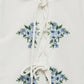 Fate - Embroidered Scalloped Linen Dress