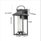 Outdoor Porch Lights Textured Black Exterior Lighting Fixtures Wall Mount