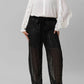 -Bl^Nk- - Peloni Wideleg Pants - Plus