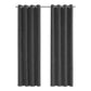 2 Pieces Set Room Darkening Curtain Panels with Grommet