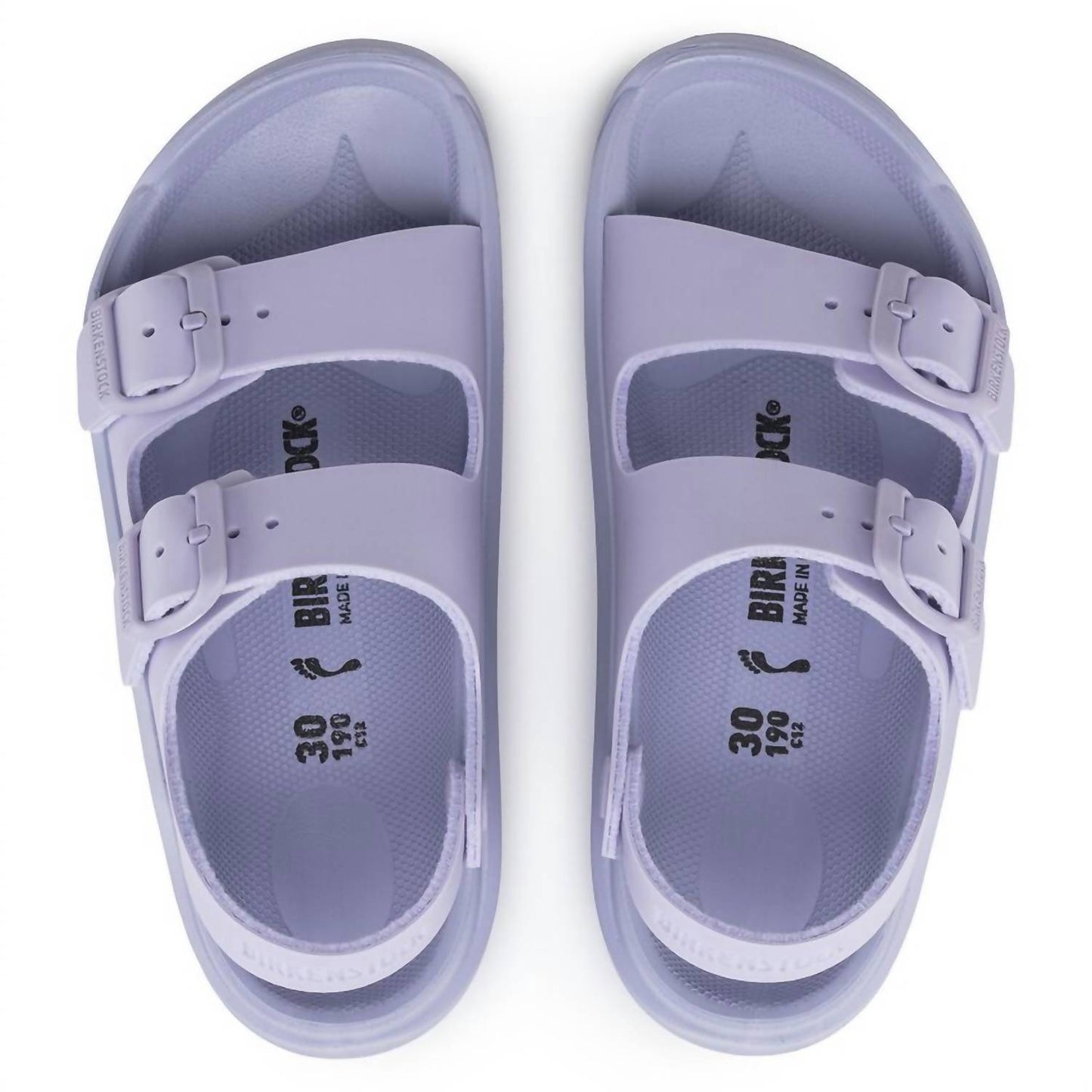 Birkenstock - बच्चों के मोगमी बिर्को-फ़्लोर सैंडल