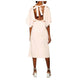 Topshop - Chiffon Dress Batwing High Slit Midi Tea Dress