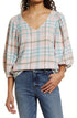 balloon-sleeve-linen-blend-v-neck-top-x-large