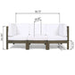 Oana 3 Piece Sofa Set With Water Resistant Cushions