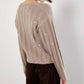 Apricot - Embroidered Hearts Cardigan