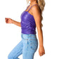 Buddylove - Jolie Vegan Leather Cropped Tank Top