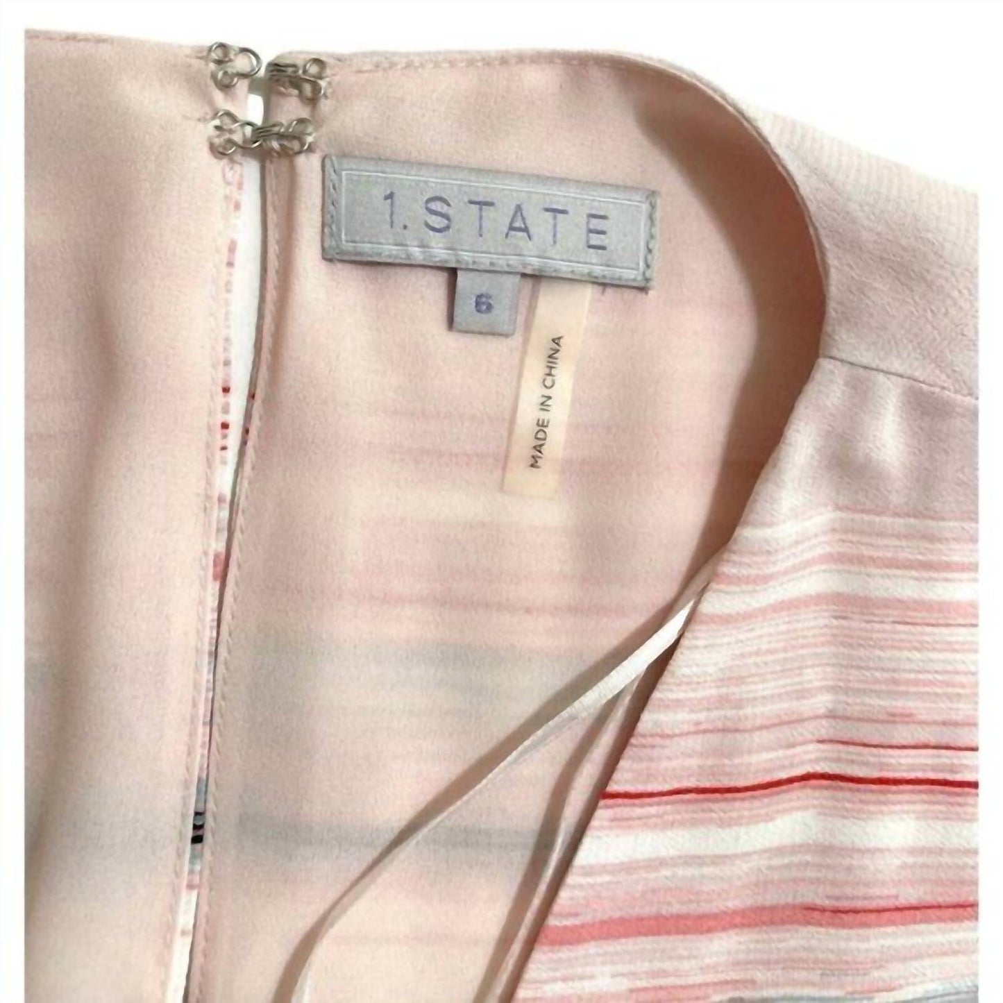 1.State - Playsuit Elastic Waist Striped Sleeveless Romper
