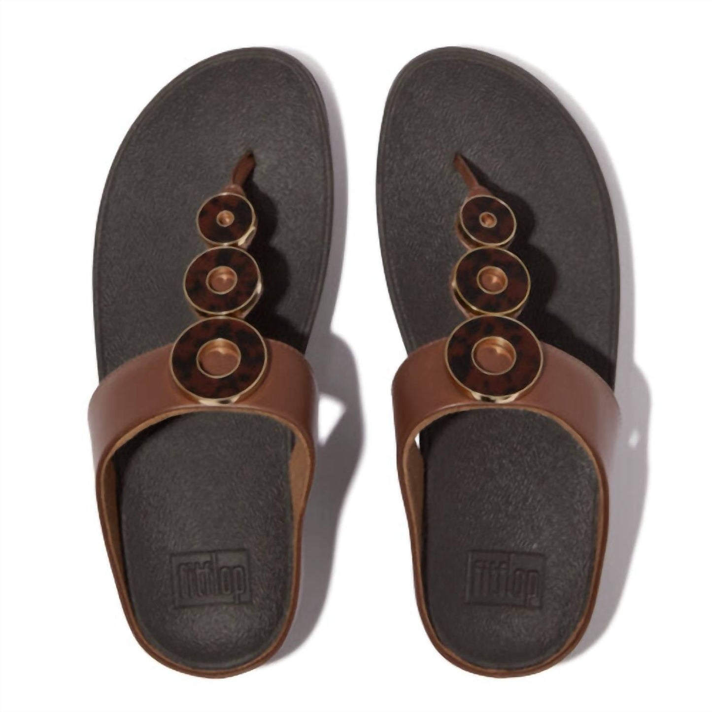 Fitflop - महिलाओं के फिनो रेज़िन टो पोस्ट सैंडल