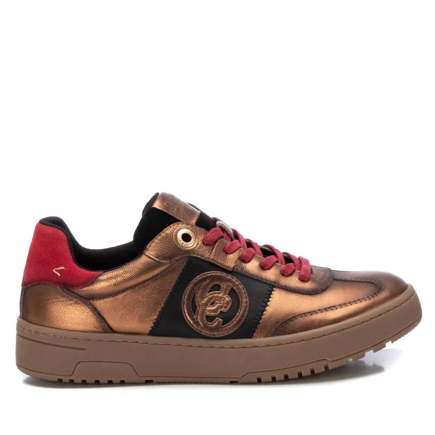Xti - Women's Leather Trainer Sneakers