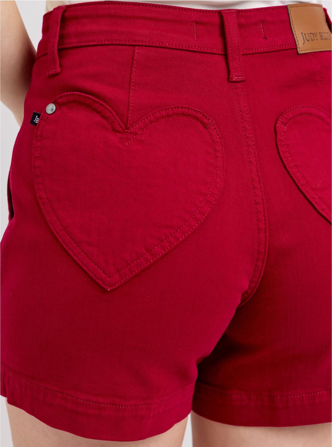 Judy Blue - Tummy Control Heart Pocket Trousers