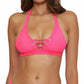 Becca - Modern Edge Lace Up Halter Bikini Top