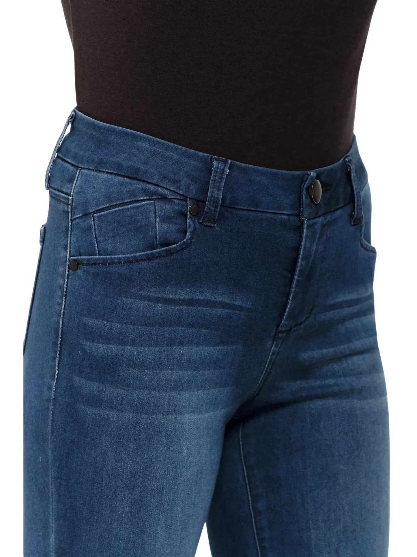 1822 Denim - Sheila Mid-rise Slim Straight Jeans