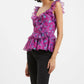 French Connection - ADEN BAI LUREX FRILL CAMI TOP