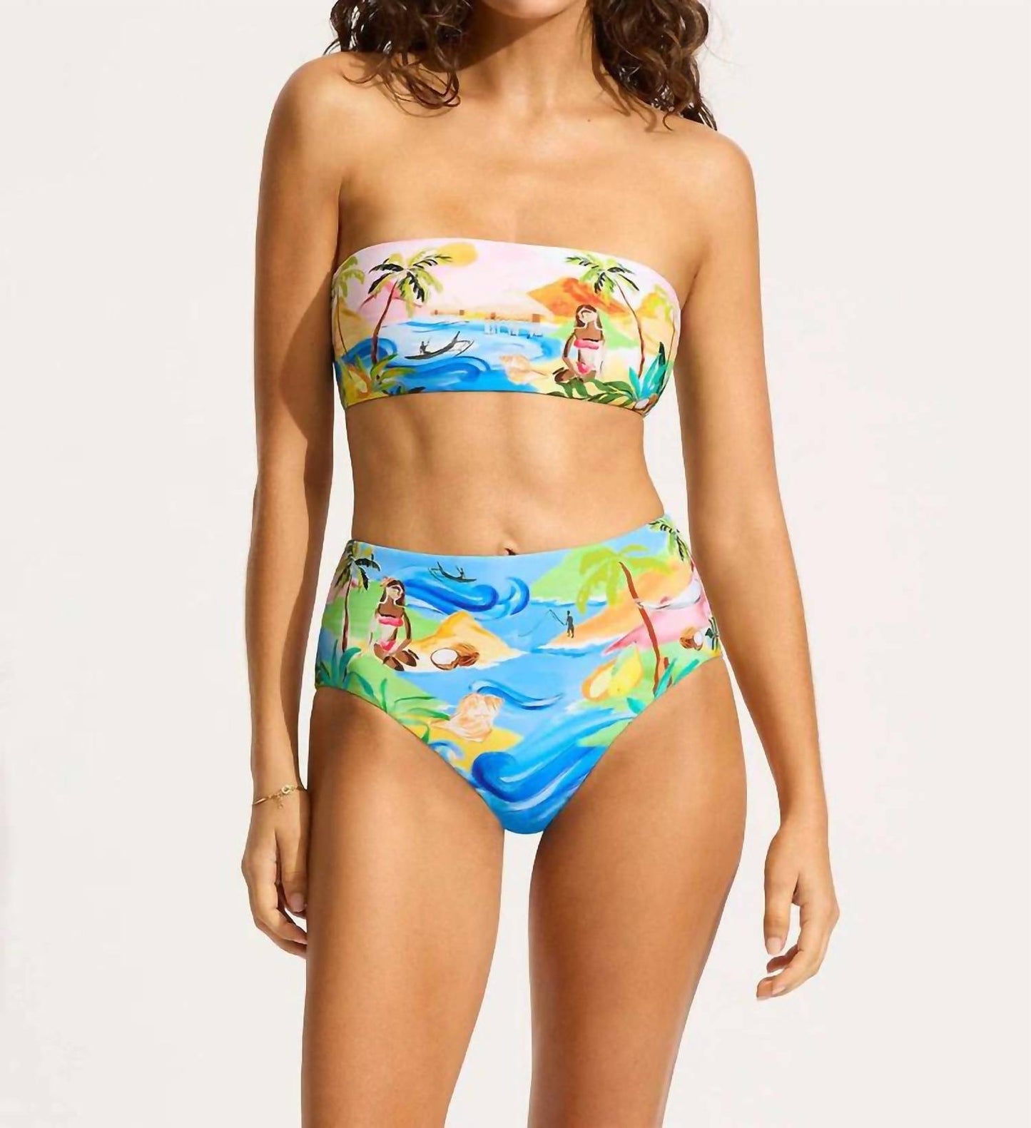 Seafolly - South Pacific Bandeau Bikini Top