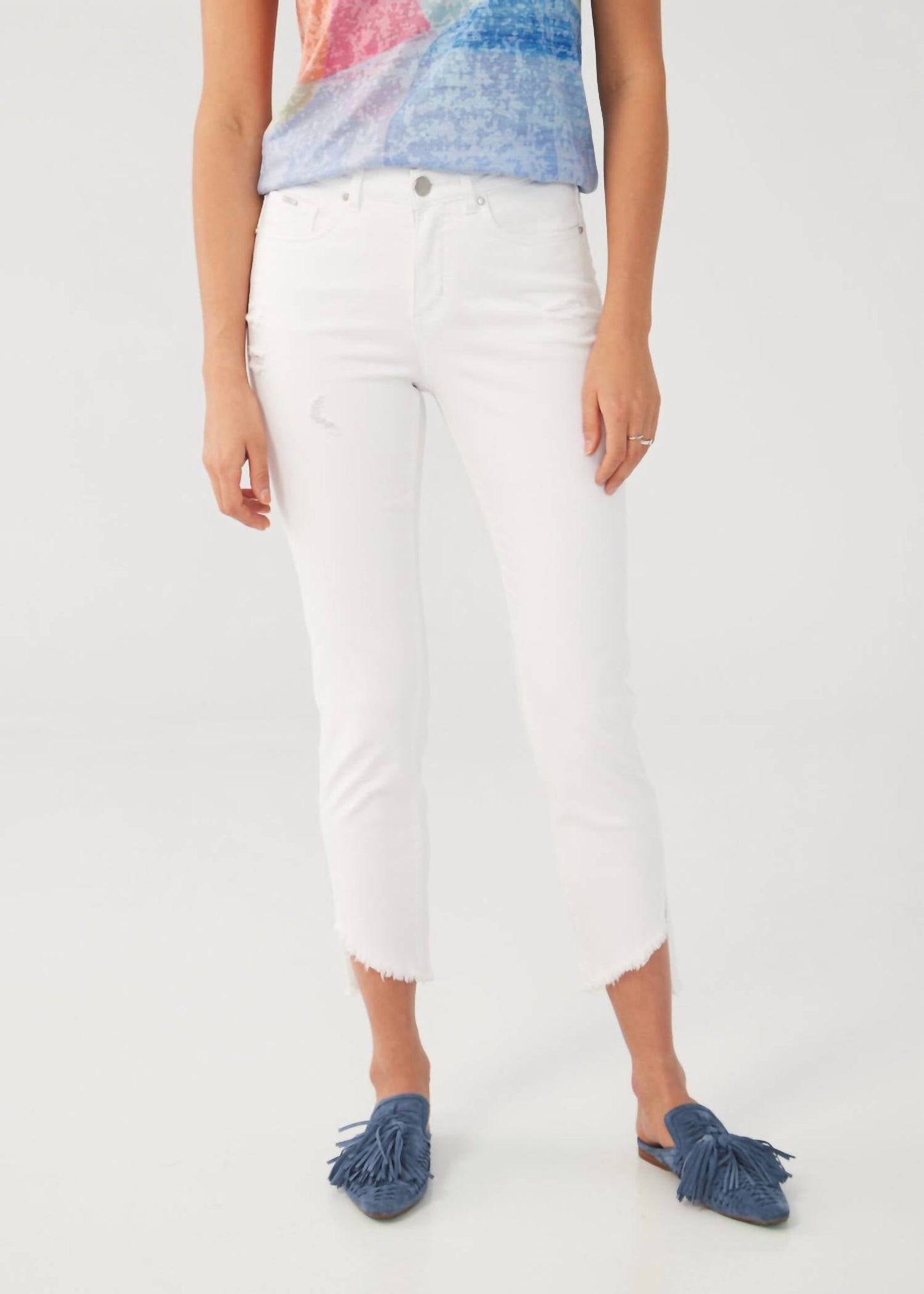 Fdj - Olivia Hi-Low Hem Slim Ankle